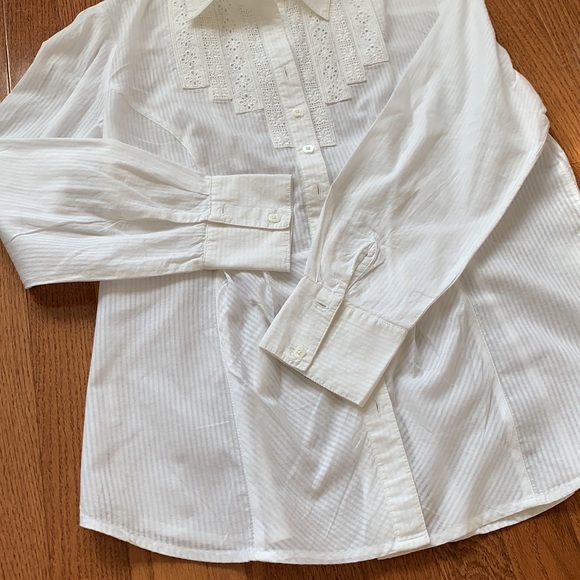 Coldwater Creek button down with split back detail - Picture 4 of 8